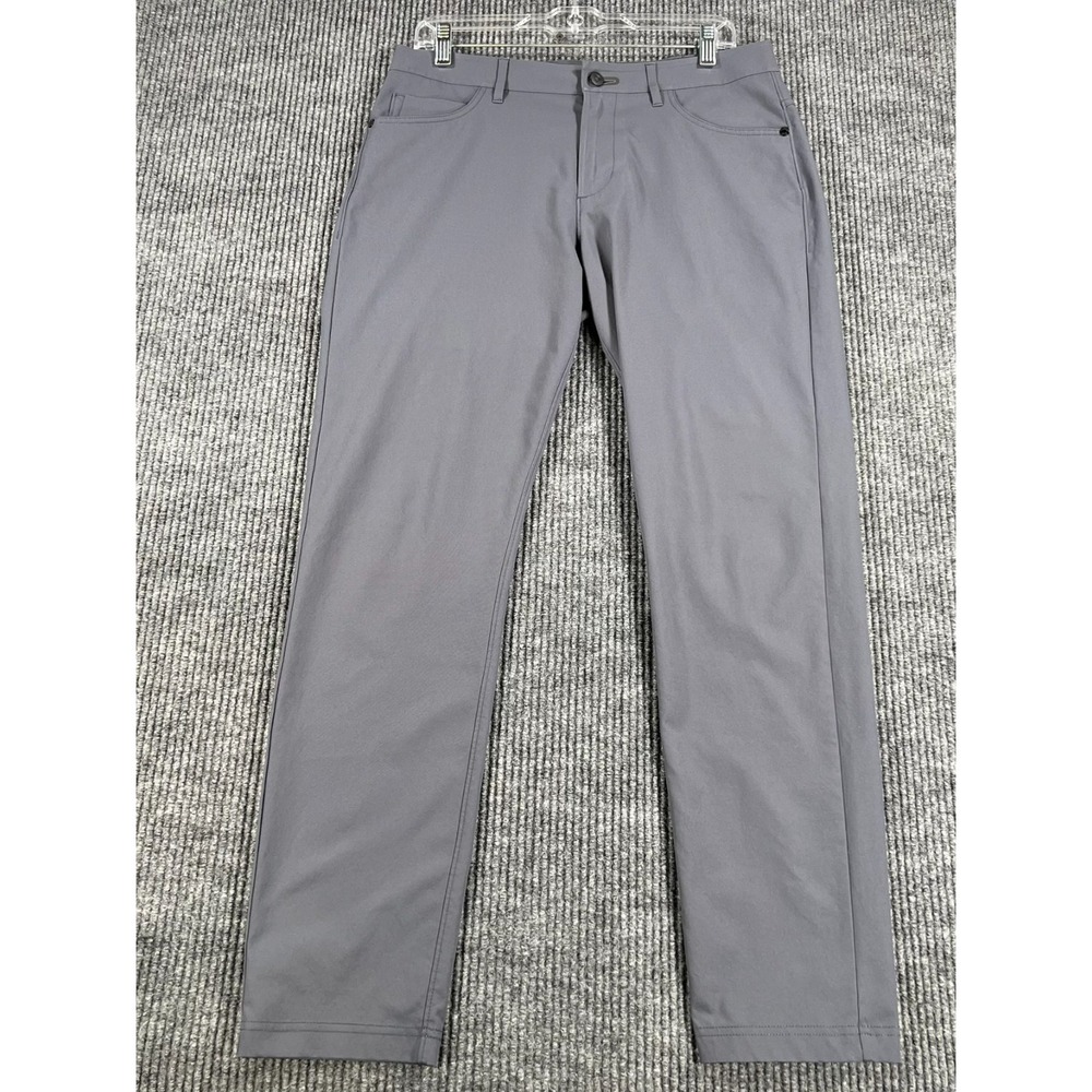 Public Rec Pants Mens Size 31x32 Gray Chino Active Performance Golf Casual